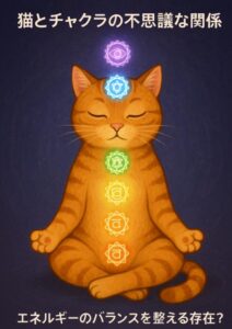 猫とチャクラの不思議な関係。エネルギーのバランスを整える存在？