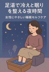 足湯で冷えと眠りを整える夜時間｜女性にやさしい睡眠セルフケア