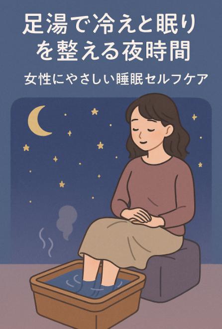 足湯で冷えと眠りを整える夜時間|女性にやさしい睡眠セルフケア