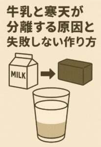 牛乳と寒天が分離する原因と失敗しない作り方｜なめらかに固めるプロのコツ