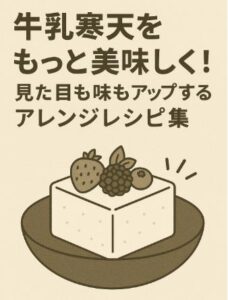 牛乳と寒天をもっと美味しく！見た目も味もアップするアレンジレシピ集