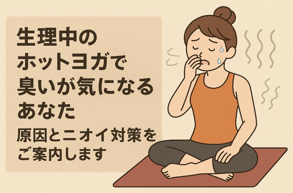 生理中のホットヨガで臭いが気になるあなた|原因とニオイ対策をご案内します