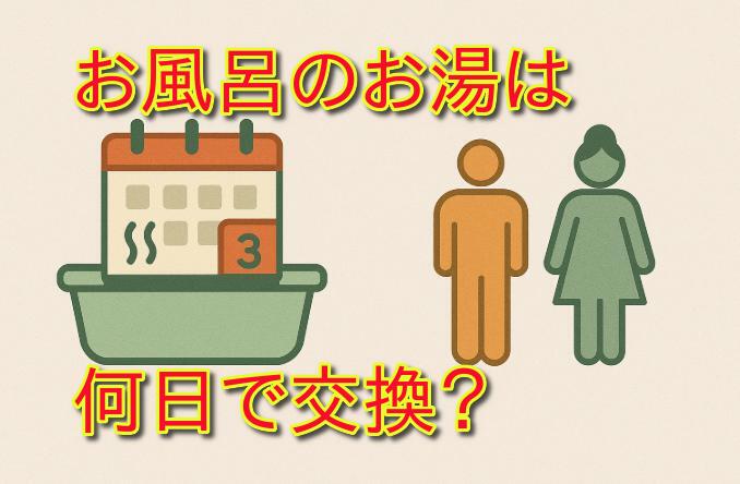 お風呂のお湯は何日で交換すべき？二人暮らしの現実と衛生・節約バランスの最適解
