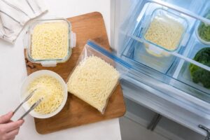 ミックスチーズを密閉容器で冷蔵保存する方法