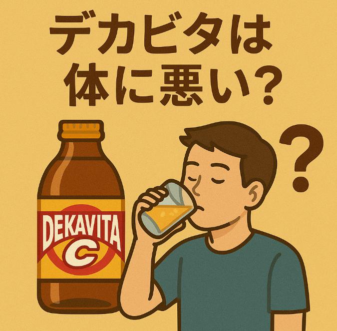 デカビタは体に悪い?成分・飲みすぎリスク・健康的な付き合い方を紹介します
