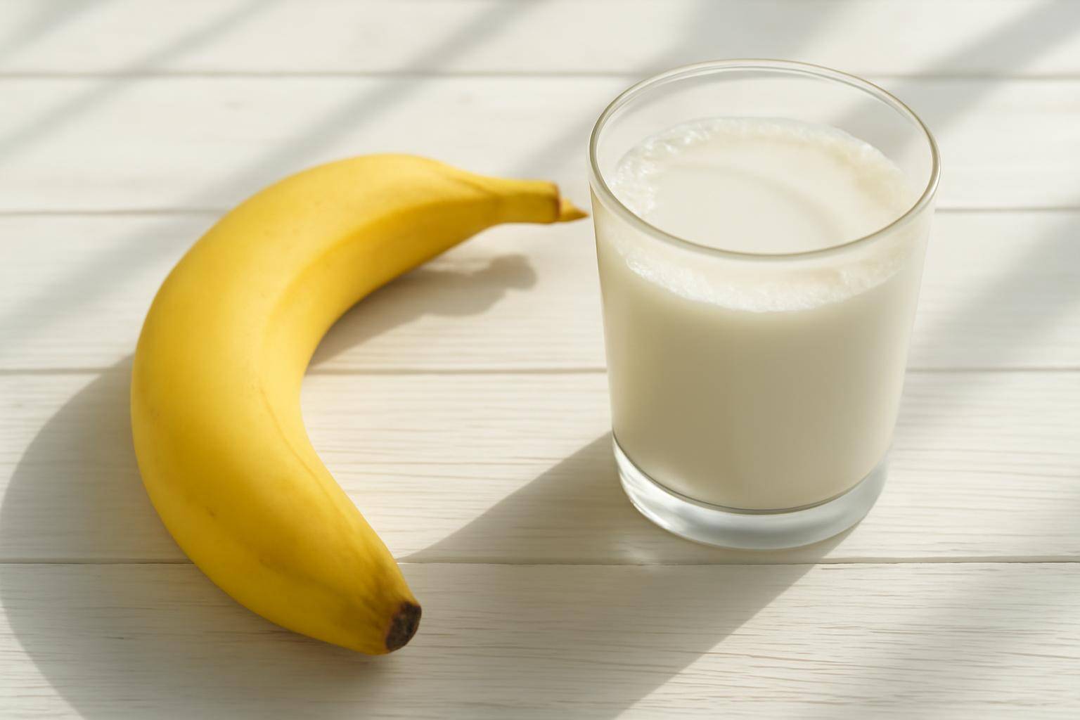 バナナと牛乳の食べ合わせは危険？栄養効果と正しい摂取方法