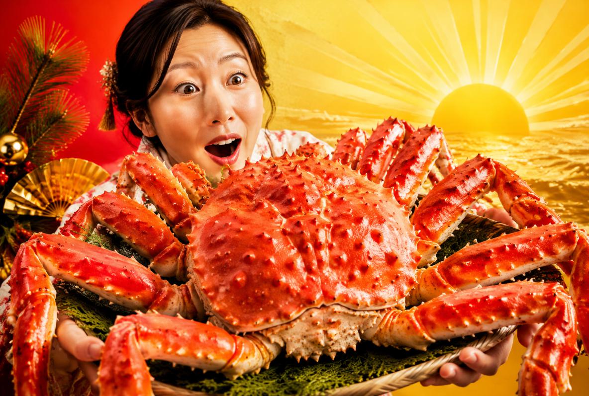 お正月のカニ、もう決めた？通販の「かに本舗」が想像以上に豪快だった
